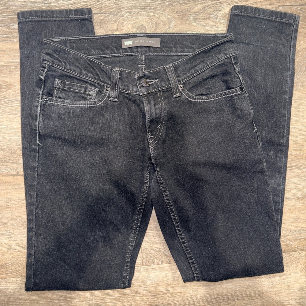 Sold Levi's Black Slim Skinny Jeans